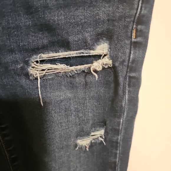 Women's Size 0 Short American Eagle Next Level Stretch Jegging Blue Denim Jeans - Picture 2 of 10